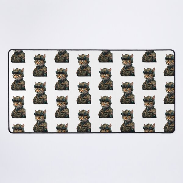 Item preview, Military soldier cat designed and sold by PatronesKawai.
