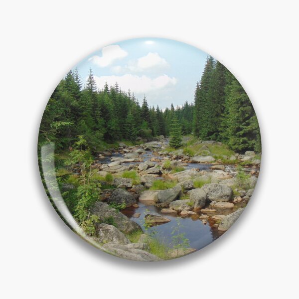 Item preview, Border river Jizera in Jizera Mountains, Poland/Czech Republic designed and sold by lusiakotowska.
