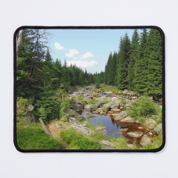 Item preview, Border river Jizera in Jizera Mountains, Poland/Czech Republic designed and sold by lusiakotowska.