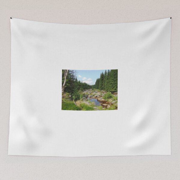 Item preview, Border river Jizera in Jizera Mountains, Poland/Czech Republic designed and sold by lusiakotowska.