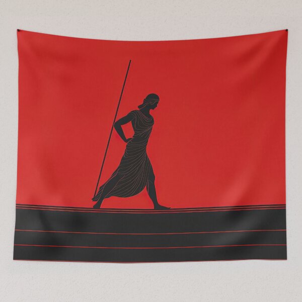 Item preview, Hermes | Red minimalism designed and sold by ComicsFactory.