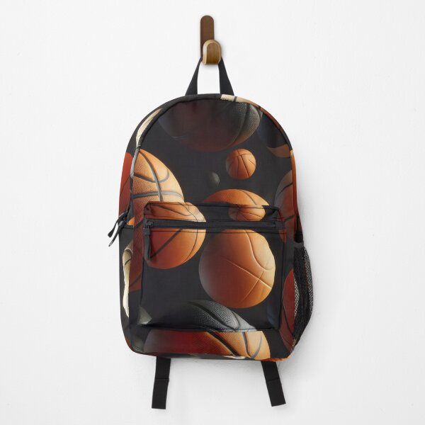 Item preview, sports bag backpack basketballs designed and sold by CutOriginalArt.