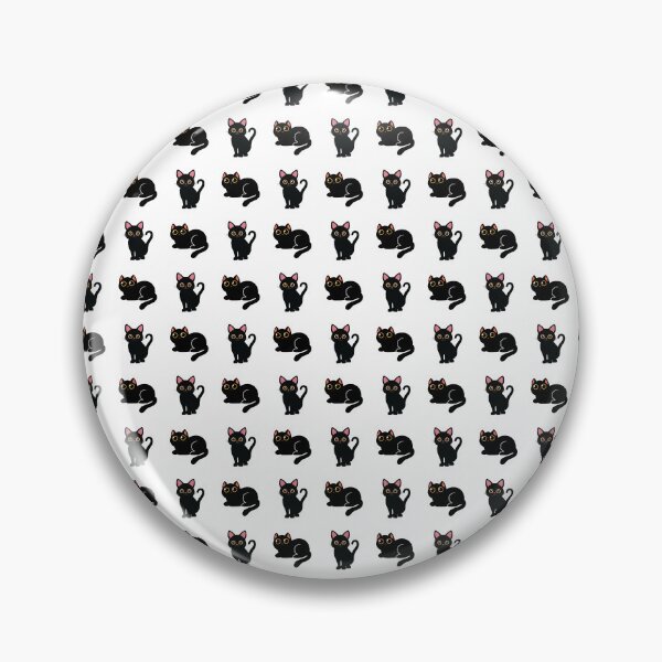Artikelvorschau, Unendliches Muster für schwarze Katzenliebhaber entworfen und verkauft von Inspyralia.