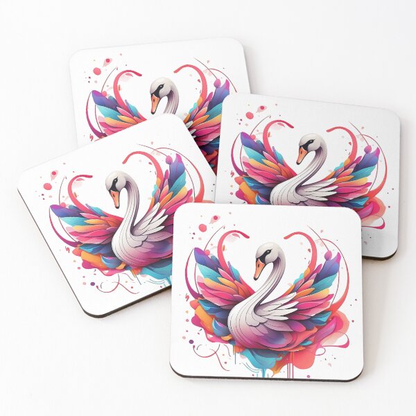 Item preview,  Colorful Swan Lake designed and sold by firecard.