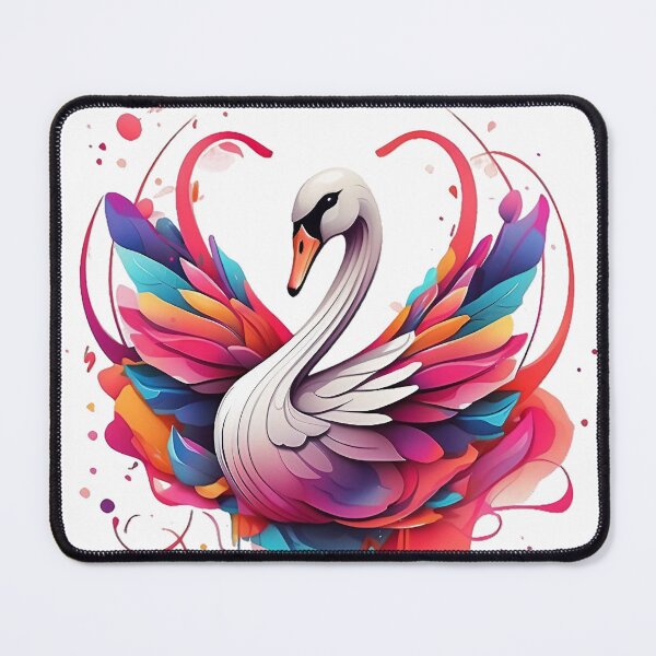 Item preview, Colorful Swan Lake designed and sold by firecard.