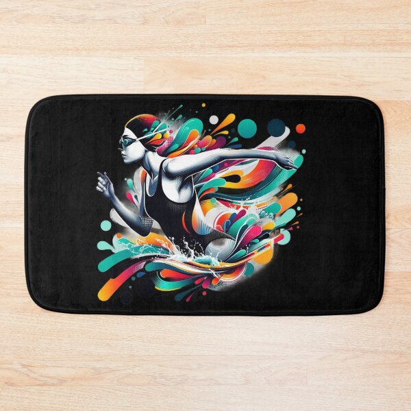 Item preview, Abstract Swim Dynamo designed and sold by Zwembad Vergelijker.