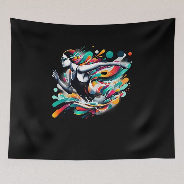 Item preview, Abstract Swim Dynamo designed and sold by Zwembad Vergelijker.