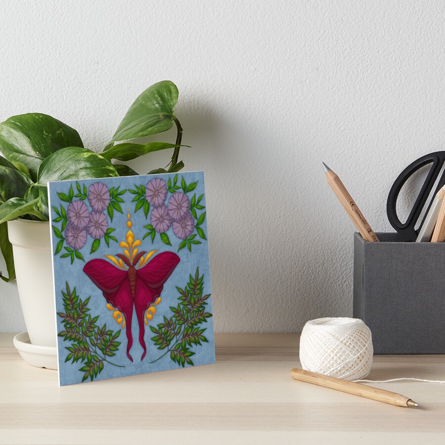 Item preview, Art Board Print designed and sold by BeNiceBeLoved.