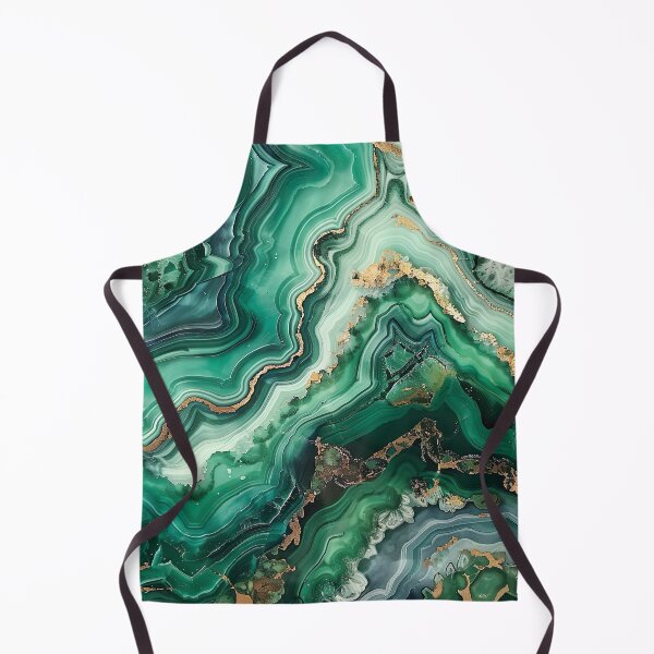 Artikelvorschau, Abstrakte Kunst Malachit Steinplatte Blau Grün Beige entworfen und verkauft von fluffstuffgifts.