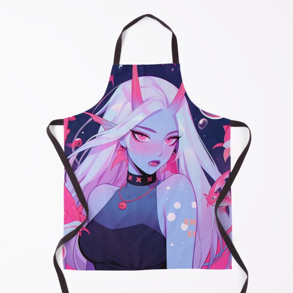 Item preview, Neon Pink Aquatic Fantasy Elf Anime Girl designed and sold by bubblegoth.