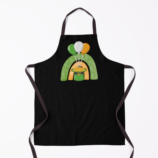 Item preview, Happy St. Patrick's Day! Celebrate with balloons in the colors of the Irish flag and a gold hat designed and sold by UnCoverDesign.