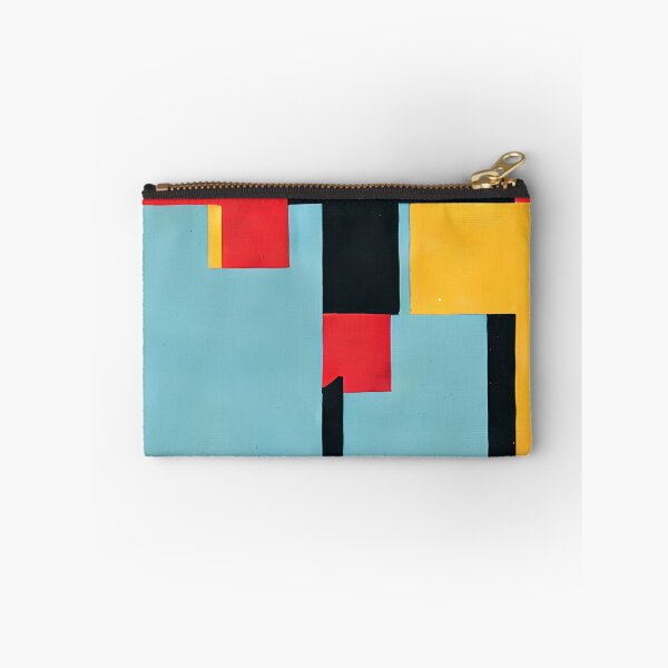 Item preview, Modern shapes in pattern - Red, Yellow, Black, Blue. designed and sold by CushyNest.