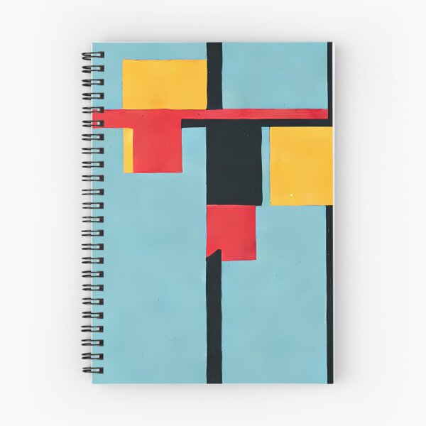 Item preview, Modern shapes in pattern - Red, Yellow, Black, Blue. designed and sold by CushyNest.