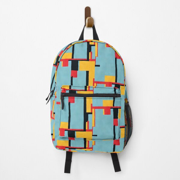Item preview, Modern shapes in pattern - Red, Yellow, Black, Blue. designed and sold by CushyNest.