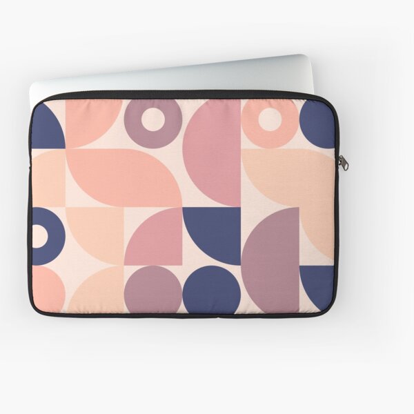Pink and Navy Laptop Sleeve