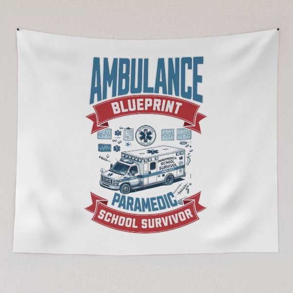 Item preview, Paramedic school survivor - Ambulance blueprint designed and sold by JansenGS.