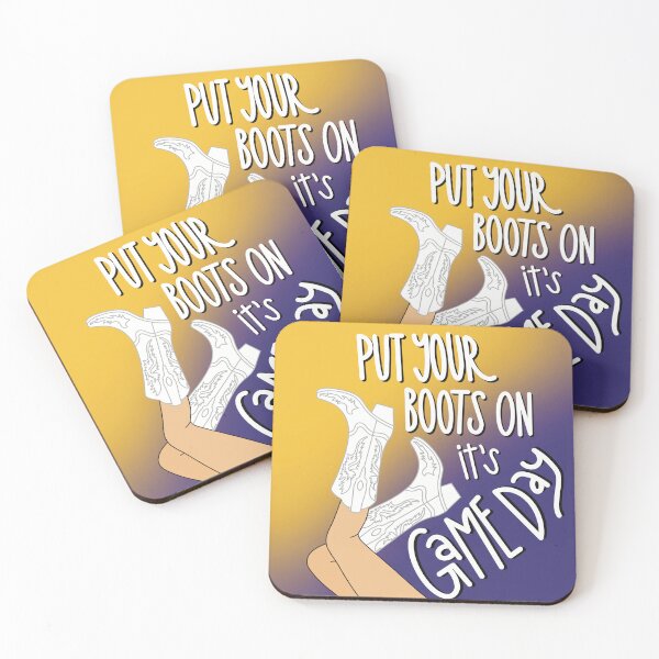 Item preview, Put Your Boots on its Game Day designed and sold by Katherine Mandeville.
