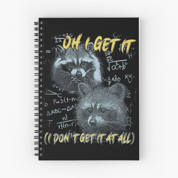 Item preview, Oh I Get It - Funny Raccoon Meme designed and sold by DragonScar.