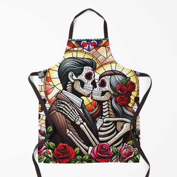 Item preview, Dia De Los Muertos Sugar Skull Skeletons designed and sold by HippieFarms11.