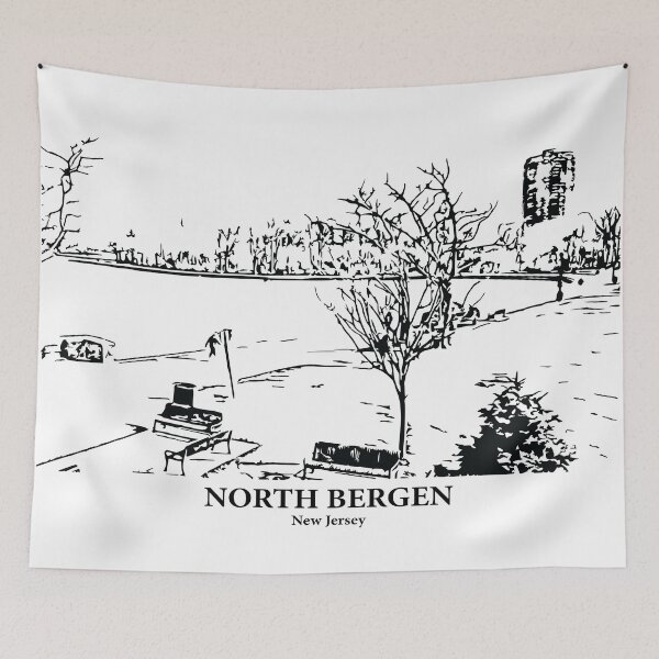 Item preview, North Bergen - New Jersey designed and sold by Lakeric Cityscapes.