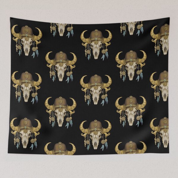 Item preview, Buffalo skull wild west designed and sold by AngeMNunez.