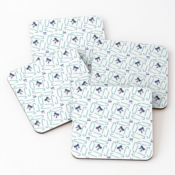 Item preview, Light blue candy cane and blue ribbons designed and sold by Tronstell.