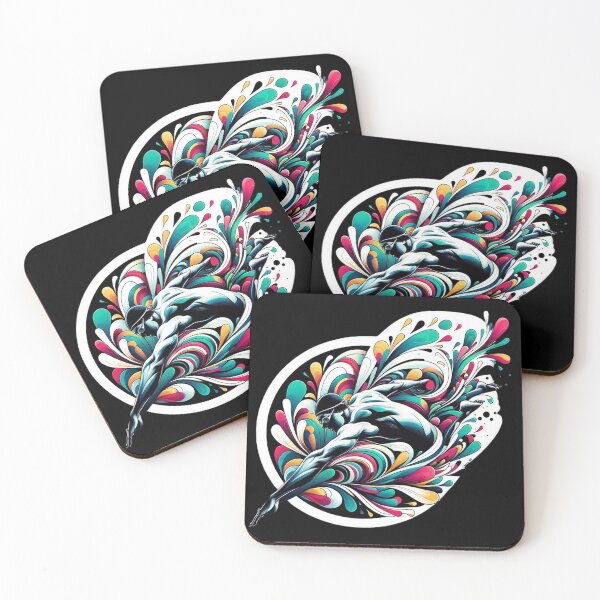Item preview, Swimmer's Color Burst designed and sold by Zwembad Vergelijker.