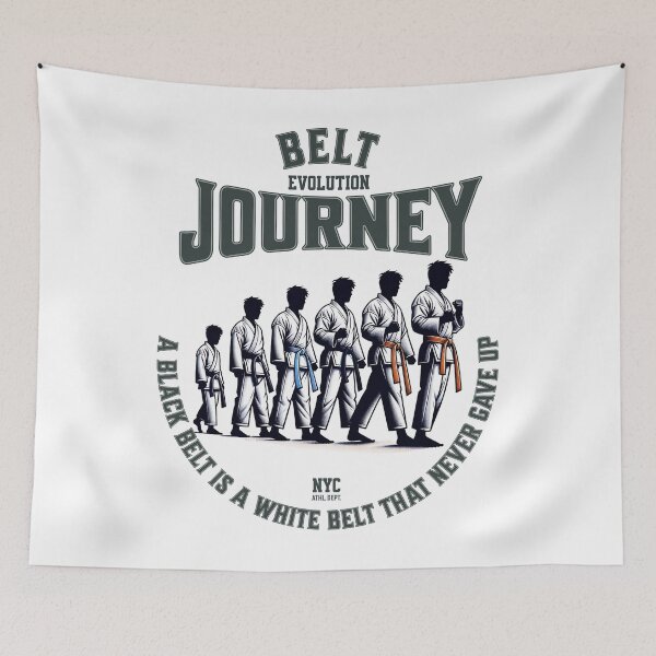Item preview, A Black Belt Is A White Belt That Never Gave Up - Rising phoenix transformation designed and sold by JansenGS.