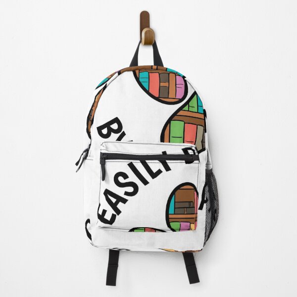Item preview, Easily Distracted by Dogs and Books, Banned Books, Funny Bookworm, Protect Librarians, Book Lover, Reading Teacher designed and sold by behindthefacts.