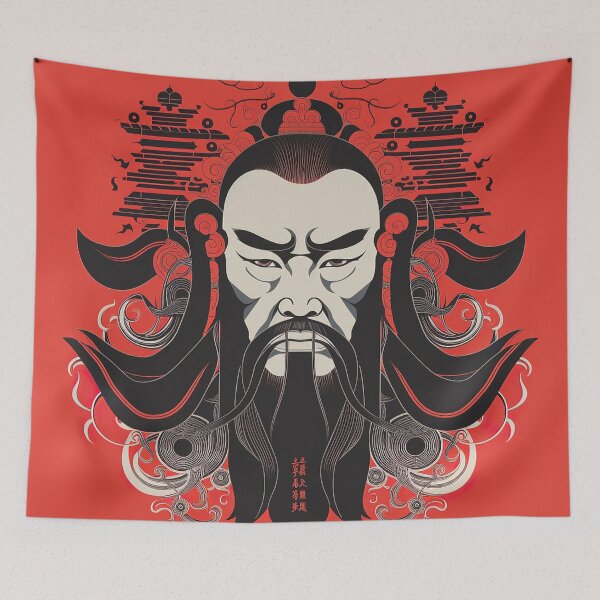 Item preview, Huangdi | Red minimalism designed and sold by ComicsFactory.