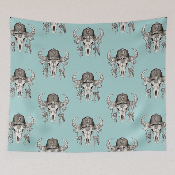 Item preview, Buffalo skull wild west designed and sold by AngeMNunez.