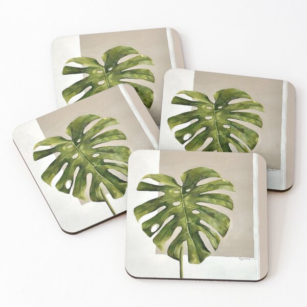Item preview, Monstera original oil painting designed and sold by Lucy-Sykes-Art.