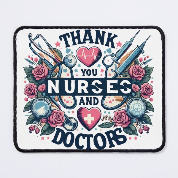 Item preview, thank you nurses and doctors  designed and sold by TshirtTalkYou.
