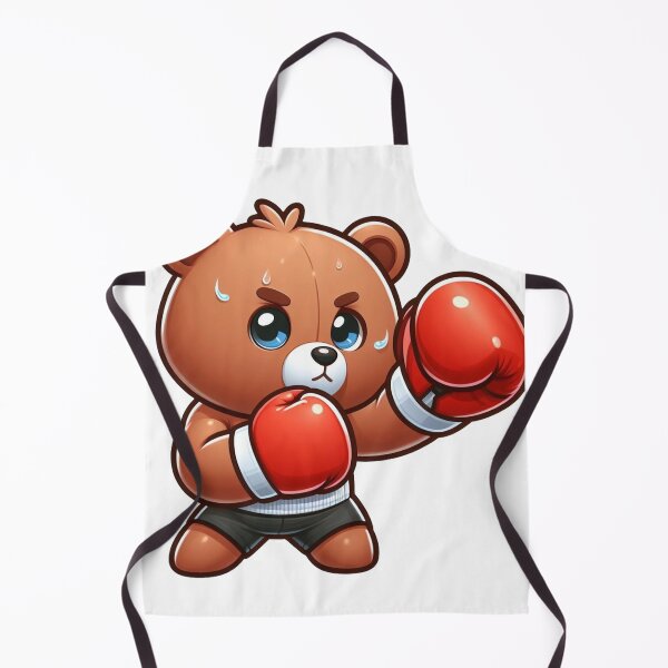 Item preview, Cute Boxing Bear Red Gloves Ready to Fight designed and sold by Martial-Art-23.