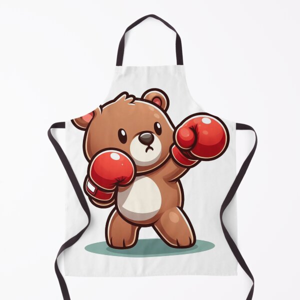 Item preview, Cute Boxing Bear Red Gloves designed and sold by Martial-Art-23.