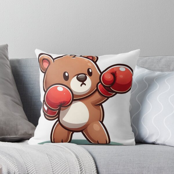 Item preview, Cute Boxing Bear Red Gloves  designed and sold by Martial-Art-23.