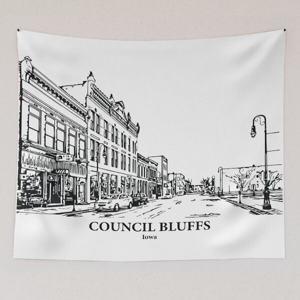 Item preview, Council Bluffs - Iowa designed and sold by Lakeric Cityscapes.