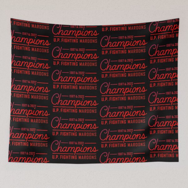 Item preview, UP Fighting Maroons, 1987 and 2022 UAAP Basketball Champions designed and sold by pineconebutter.