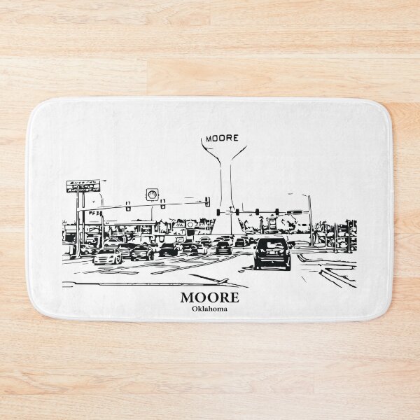 Item preview, Moore - Oklahoma designed and sold by Lakeric Cityscapes.