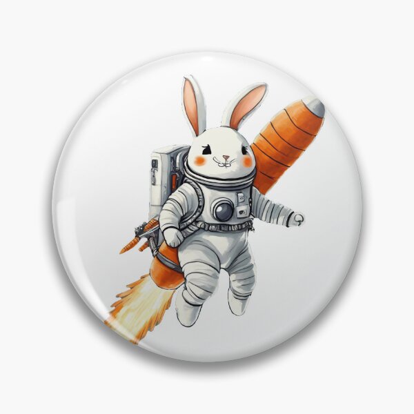 Item preview, Whimsy Rabbit Carrot Spacecraft Explorer designed and sold by omerfdln34.