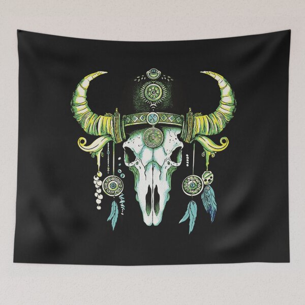 Item preview, Buffalo skull wild west designed and sold by AngeMNunez.