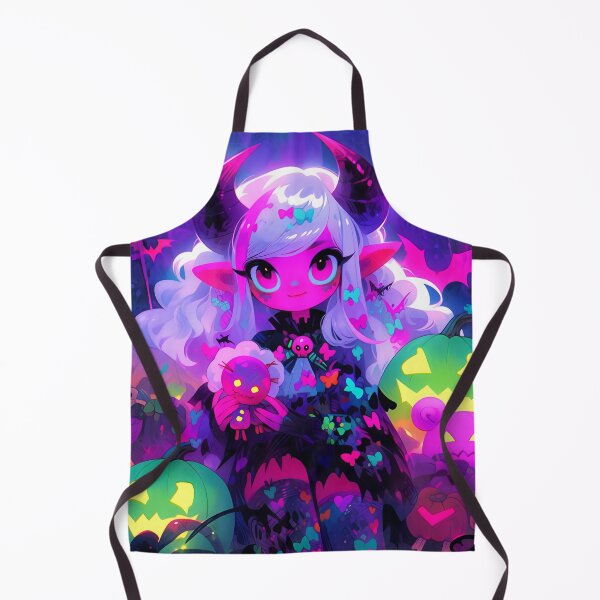 Item preview, Enchanted Halloween Jack'O'Lantern Anime Girl designed and sold by bubblegoth.