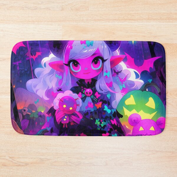 Item preview, Enchanted Halloween Jack'O'Lantern Anime Girl designed and sold by bubblegoth.