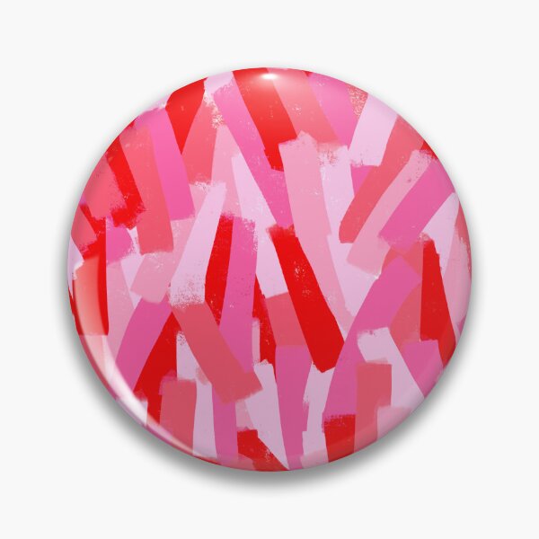 Item preview, Red and Pink Brush Strokes Pattern designed and sold by OneThreeSix.