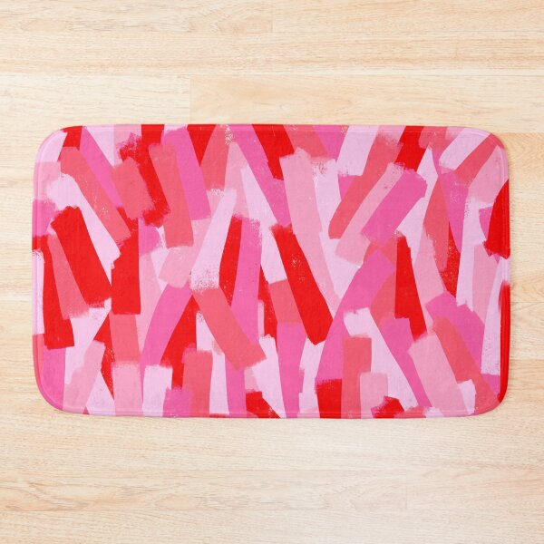 Item preview, Red and Pink Brush Strokes Pattern designed and sold by OneThreeSix.