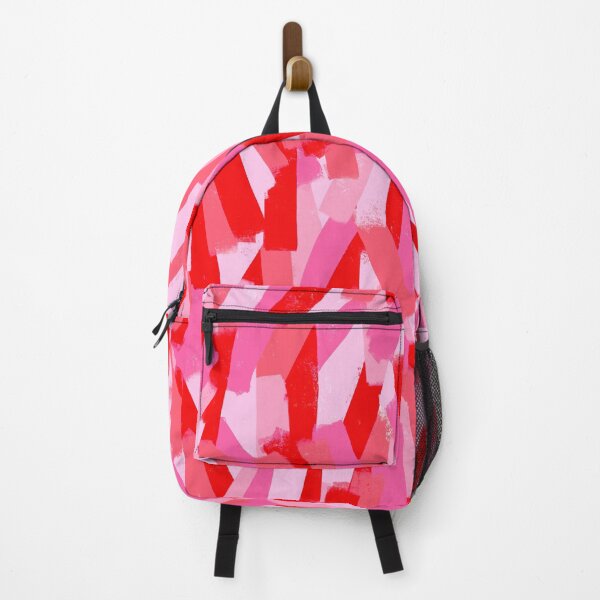 Item preview, Red and Pink Brush Strokes Pattern designed and sold by OneThreeSix.
