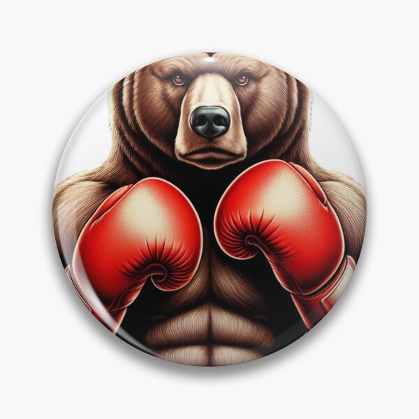 Item preview, Red Gloves Boxing Bear  designed and sold by Martial-Art-23.
