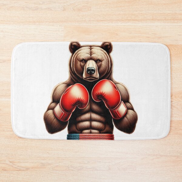 Item preview, Red Gloves Boxing Bear  designed and sold by Martial-Art-23.