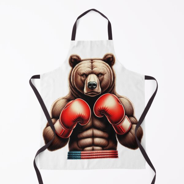Item preview, Red Gloves Boxing Bear designed and sold by Martial-Art-23.