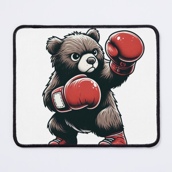 Item preview, Red Gloves Boxing Bear Cute Little designed and sold by Martial-Art-23.
